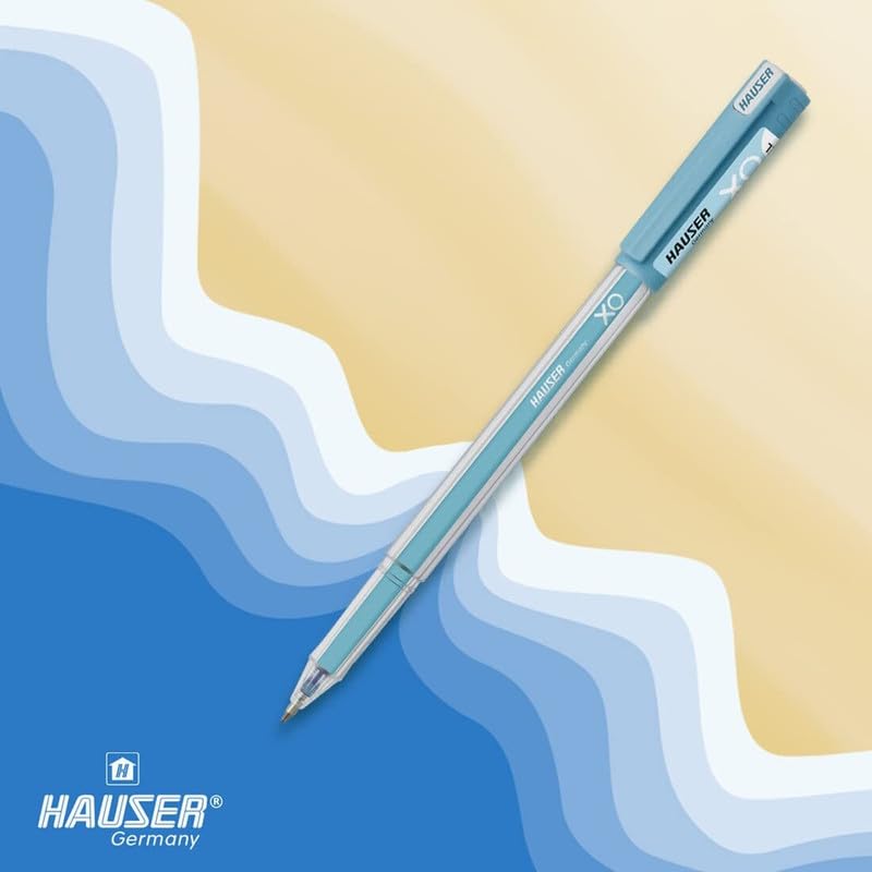 Hauser XO Jumbo 0.6 mm Gel Pen, Black Ink, Pack of 10
