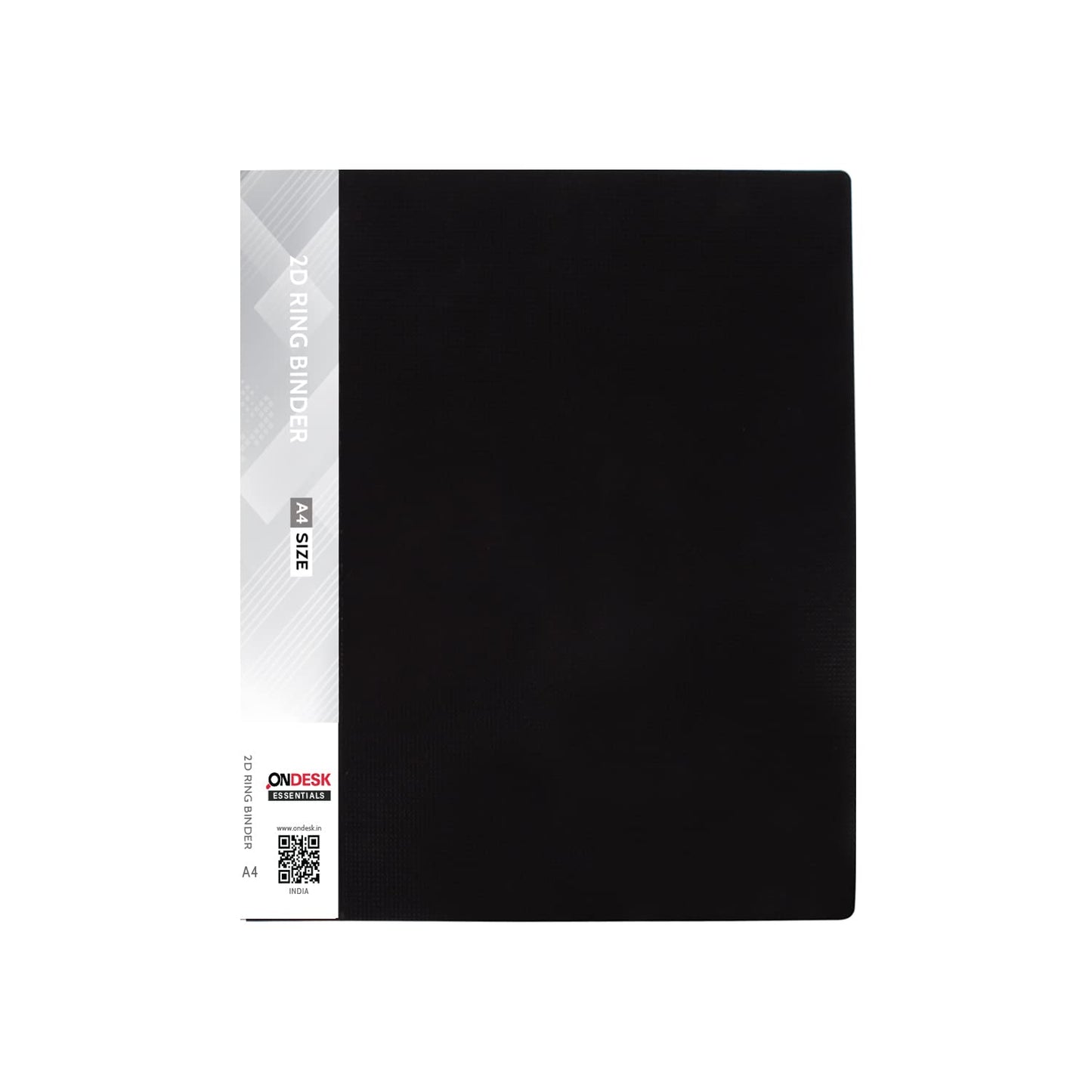 Ondesk 2D Ring Binder File for A4 Size Documents, Pack of 1 (Color May Vary)