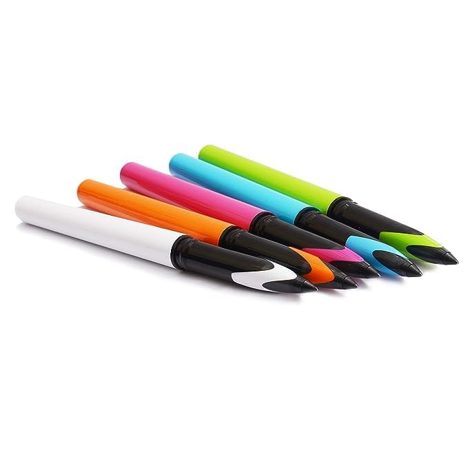 uni-ball Air UBA188ELM 0.5mm Roller Ball Pen, Blue Ink, Pack of 5