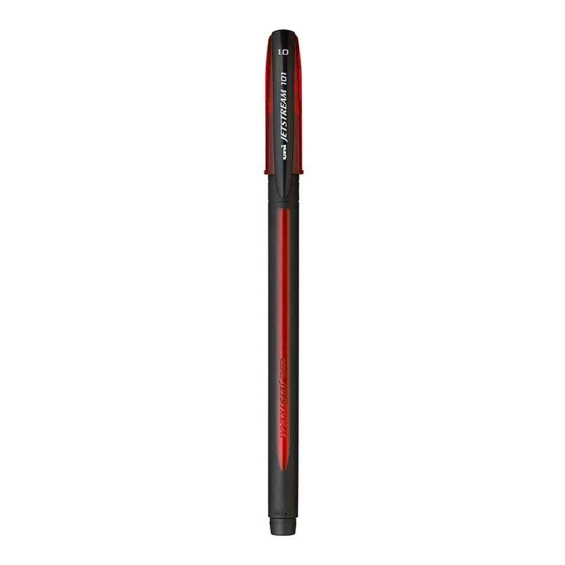 uni-ball Jetstream SX-101 0.7mm Roller Ball Pen, Red Ink, Pack of 1