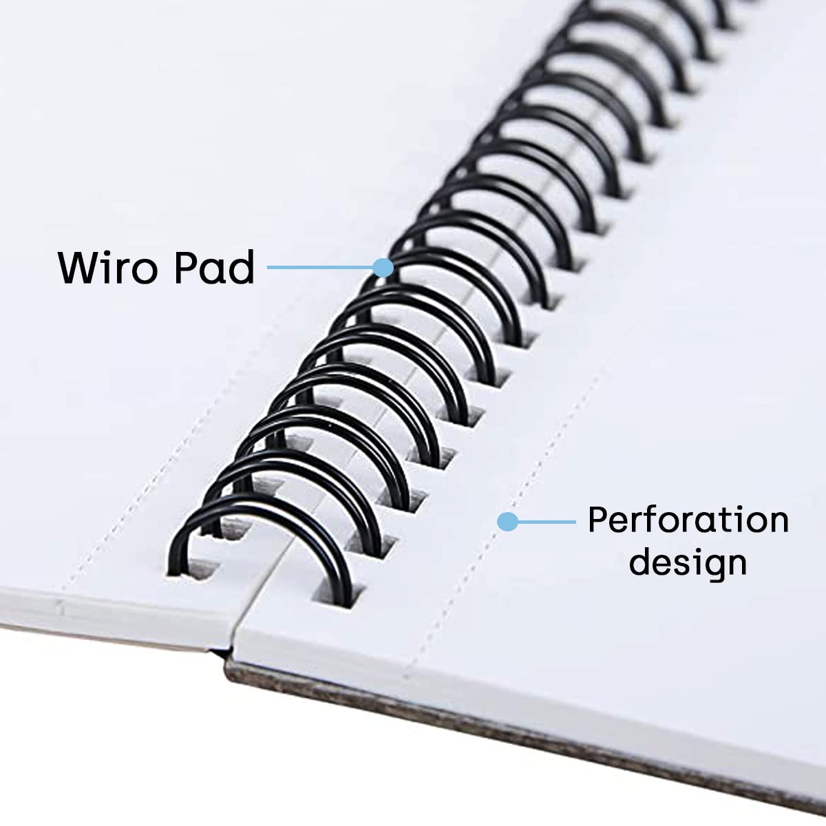 PaperPep Artists' Watercolour Wiro Pads 200GSM Cold Pressed A4 16 Sheets