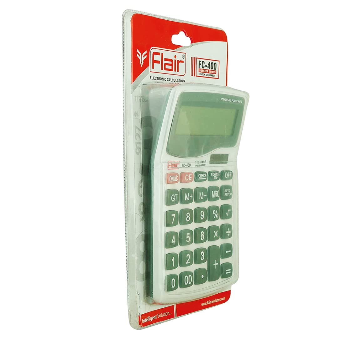 Flair FC-400 Desktop Series Electronic calculator, Pack of 1