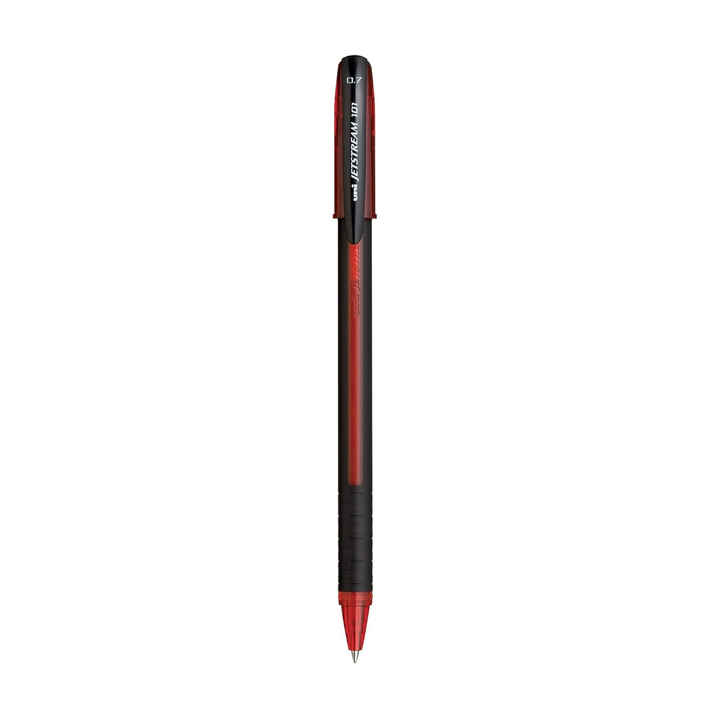 uni-ball Jetstream SX-101 0.7mm Roller Ball Pen, Red Ink, Pack of 1