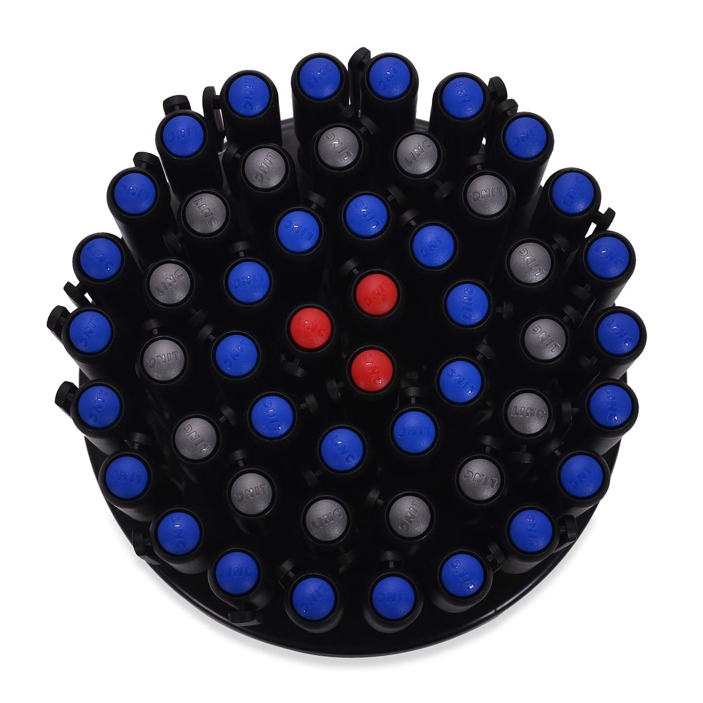 Pentonic Ball Pen Tumbler (Blue, Black & Red Ink, Pack of 50 Pens)