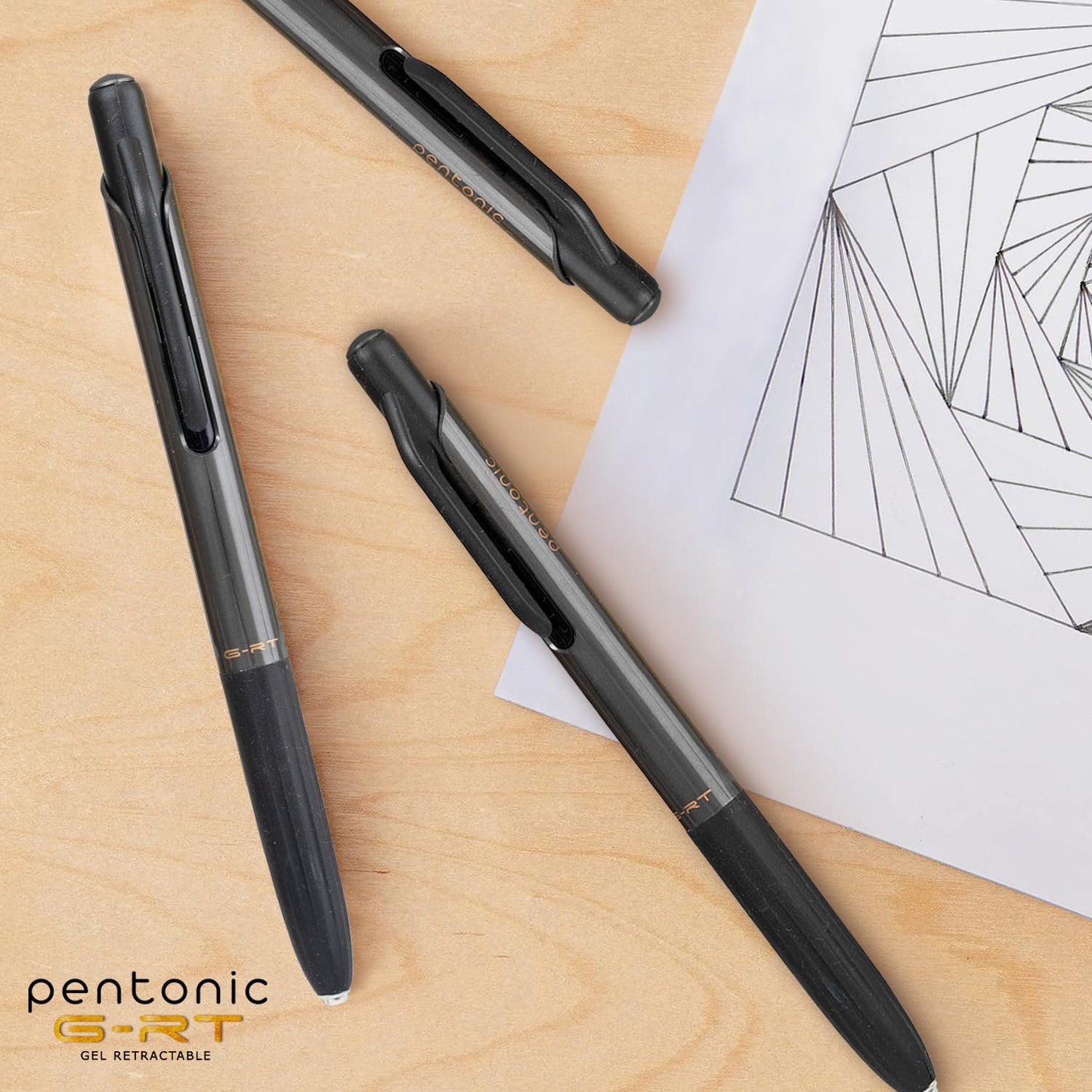 Linc Pentonic G-RT Gel Pen (0.7 mm- Assorted Ink- Pack of 10)