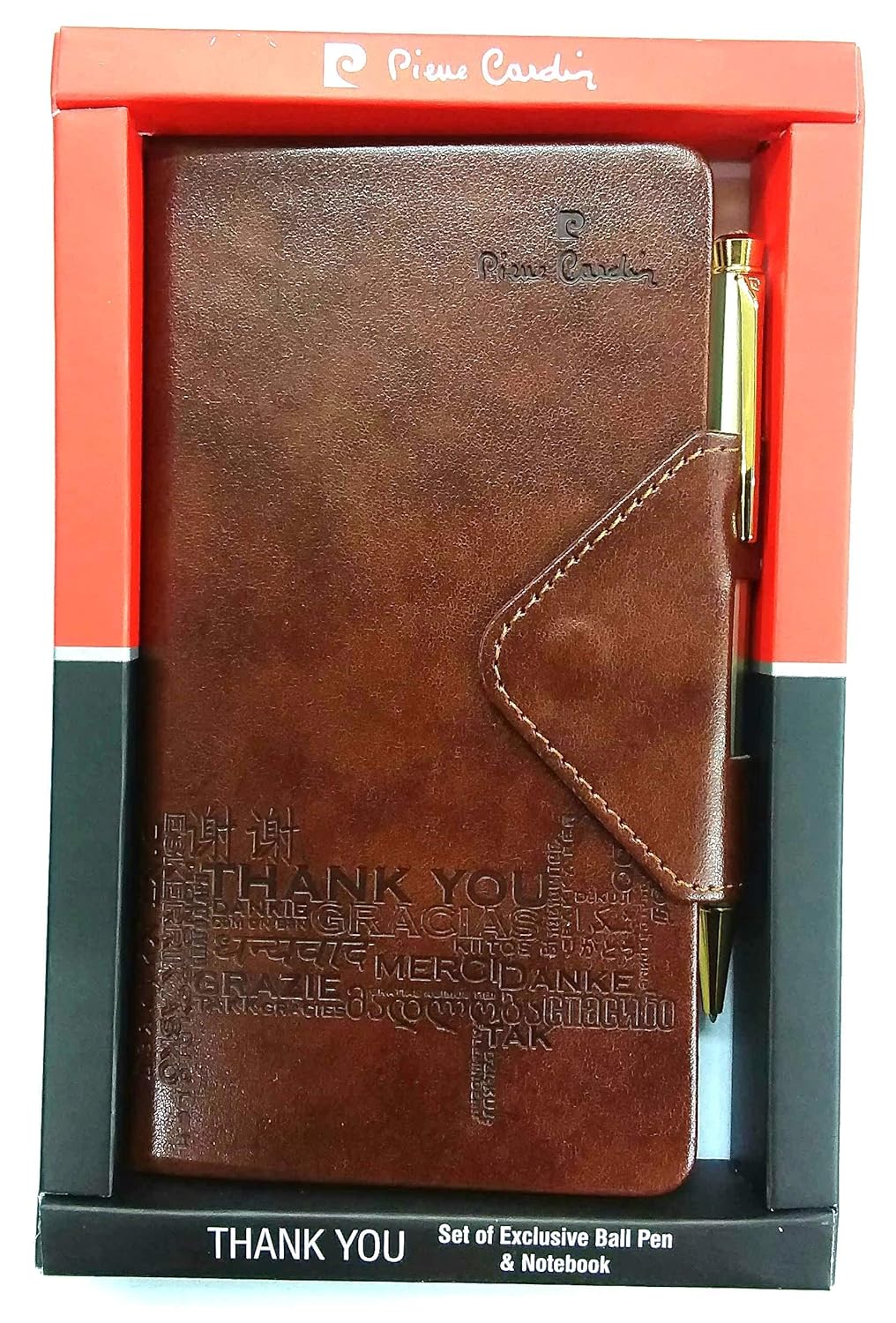 Pierre Cardin Thank You Set, Diary and Pen Combo, Blue Ink, Pack of 1