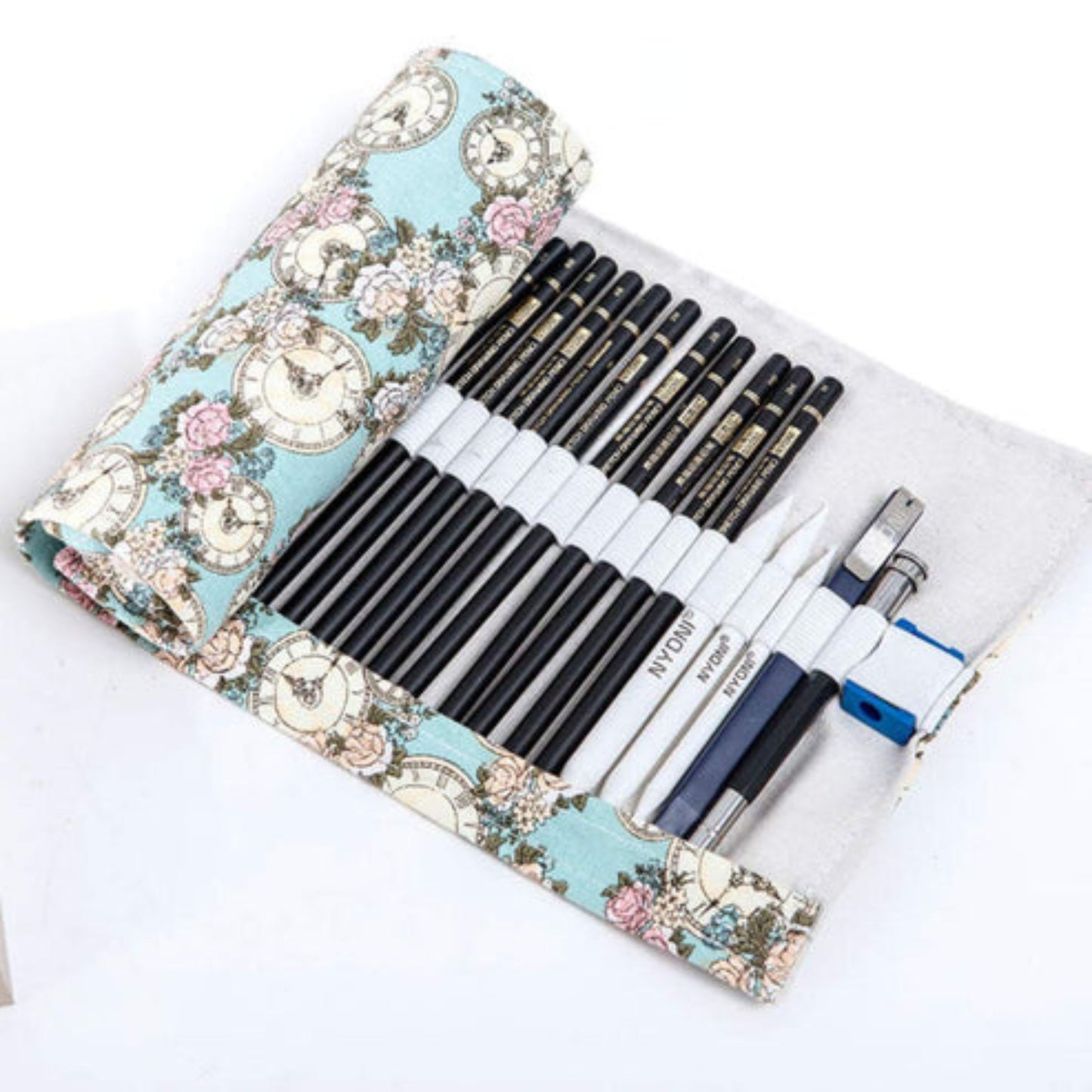 Ondesk Artics Artists Fine Art Drawing & Sketching Pencil Linen Bag, Multicolour, Pack of 30