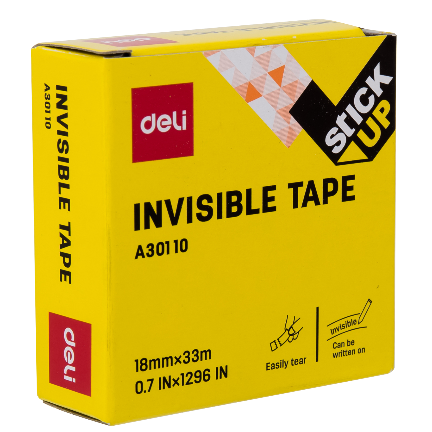 Deli W30110 Invisible Tape 1 T - Color May Vary –