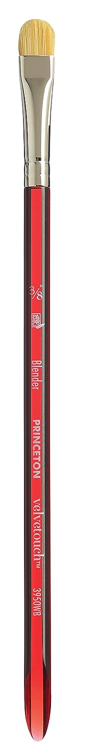Princeton Velvetouch Short Handle Blender Paintbrush (3/8 Inches)