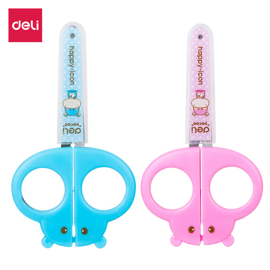 Deli School Scissor 128mm E6032 (Pack of 1, Color May Vary)