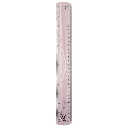 Deli EH21 Ultra Flexible Ruler 30Cm (Color may vary).