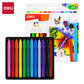 Deli WC20000 Plastic Crayons (Pack of 12 Crayons)