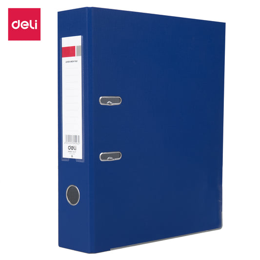Deli W39596 Lever Arch File, Blue