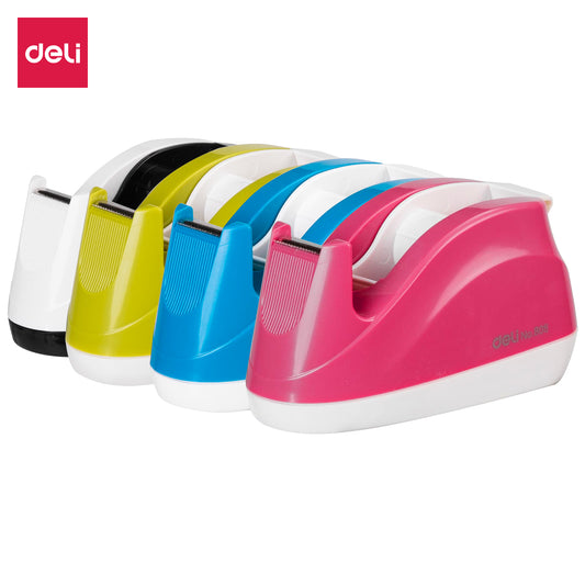 Deli W808 Tape Dispenser (Pack of 1, Color May Vary)
