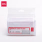 Deli W7623 Business Card Holder (Transparent, Pack of 1)