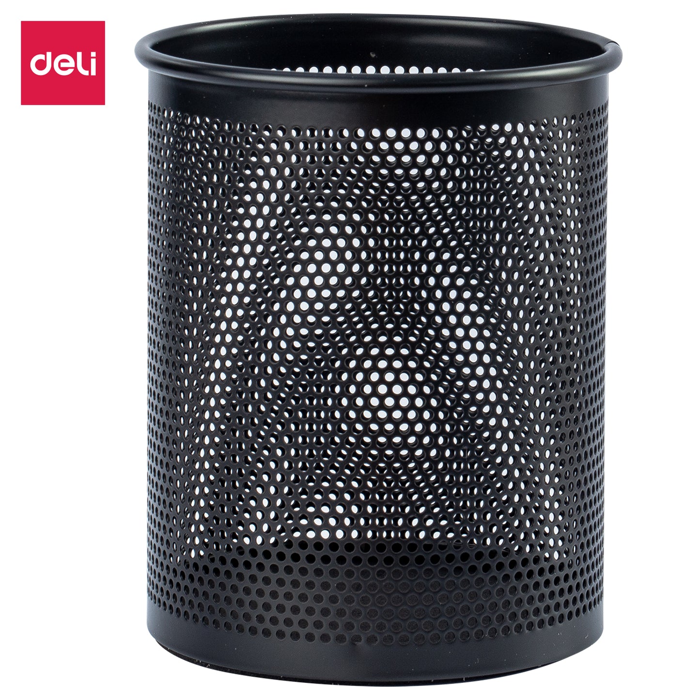 Deli W909 Mesh Pen Holder (Black, Pack of 1)