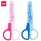 Deli W6021 School Scissor With Cover (Pack of 1, Color May Vary)