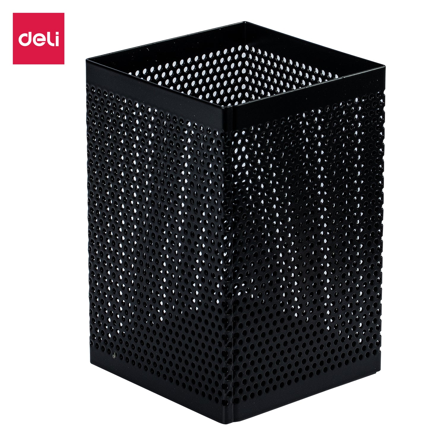 Deli W908 Pen Stand (Black, Pack of 1)