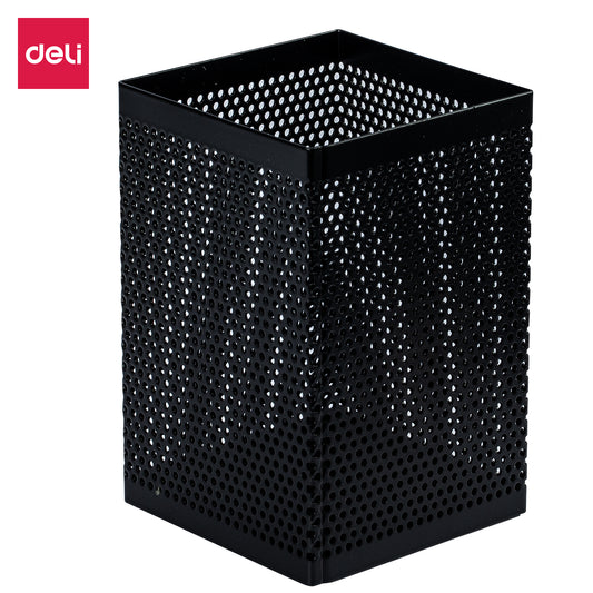 Deli W908 Pen Stand (Black, Pack of 1)