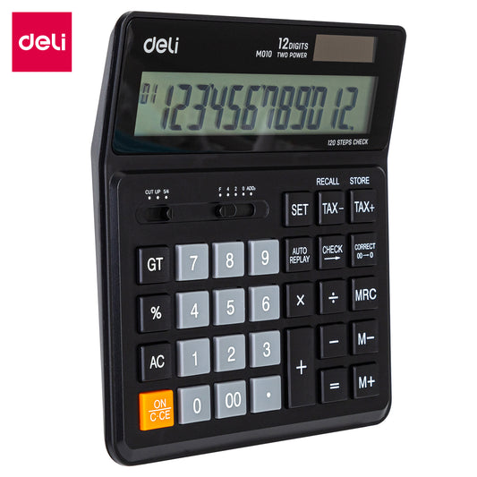 Deli WM01020 Desktop Calculator, 12 Digit (Pack of 1)