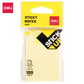 Deli WA00252 Sticky Note, 3" x 2", 3x100 Sheets, Yellow (Pack of 1)