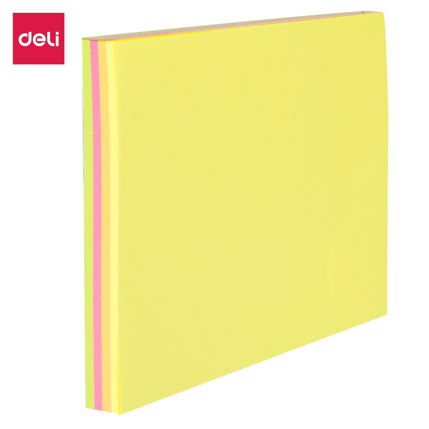 Deli WA02602 Sticky Note, 3" x 3", 425 Sheets, Yellow (Pack of 1)