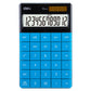 Deli W1589 Modern Compact Calculator 12-Digit, Blue
