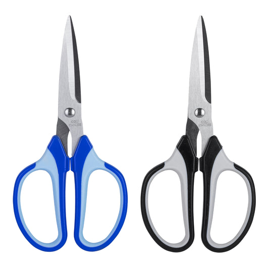 Deli W6001 Soft-Touch Scissor 190mm (Pack of 1, Color May Vary)
