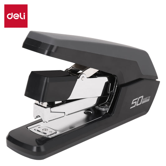 Deli W0371 Exceed Series Effortless Stapler, 50 Sheets, Color May Vary (Pack of 1)
