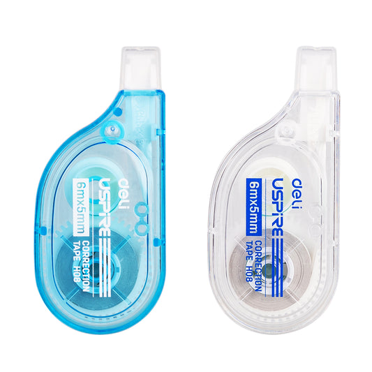 Deli EH08 Correction Tape (Pack of 1 , Color May Vary)