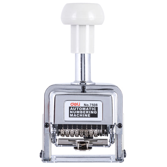 Deli 7508 Automatic Numbering Machine, 8 Digits (Pack of 1)