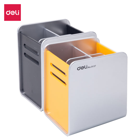Deli W9137 Pen Stand (Pack of 1, Color May Vary)