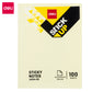 Deli WA00453 3"X4" Sticky Notes, 100 Sheets - Pack of 1