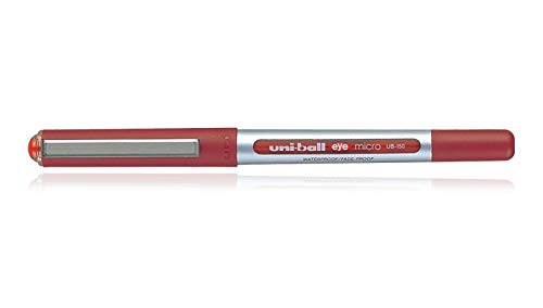 uni-ball UB150 0.5mm Eye Roller Ball Pen (Blue, Black, Green & Red Ink, Pack of 4)