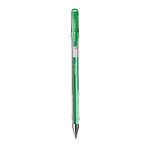uni-ball Signo UM-100 0.7mm-0.8mm Gel Pen, Transparent Body, Multicolour Ink, Pack of 10