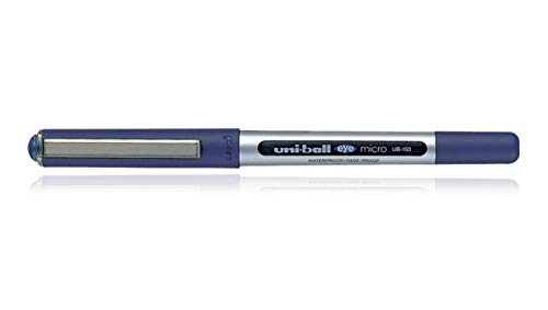 uni-ball UB150 0.5mm Eye Roller Ball Pen (Blue, Black, Green & Red Ink, Pack of 4)