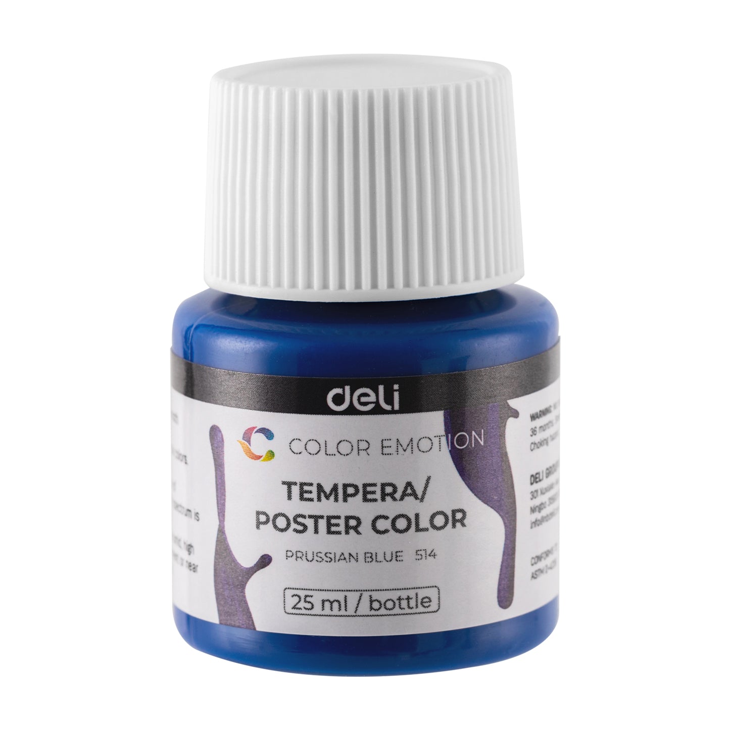 Deli EC14-12 Gouache 25ml 12 Colors Poster Color