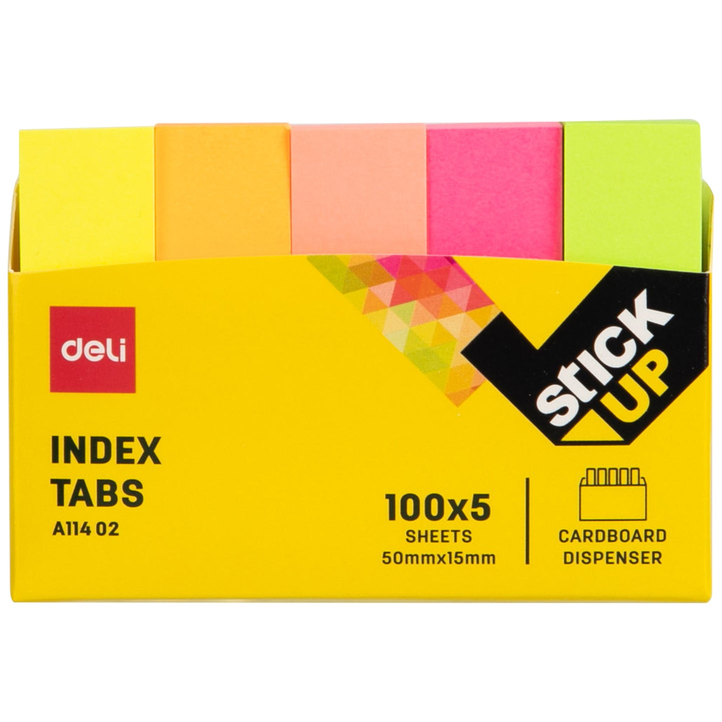 Deli EA11402 Stick Up Index Tabs 50 mm x 15 mm Size
