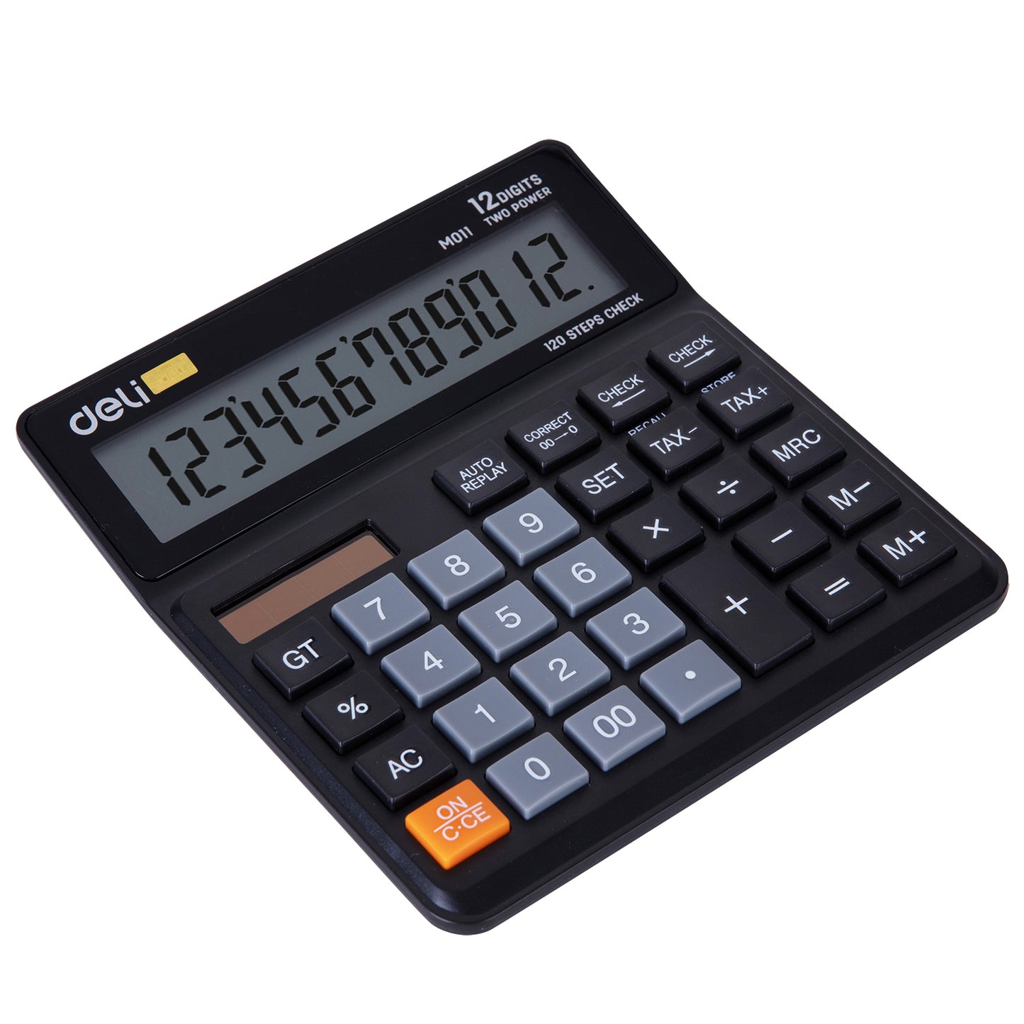 Deli WM01120 Desktop Calculator (Black, Pack of 1)
