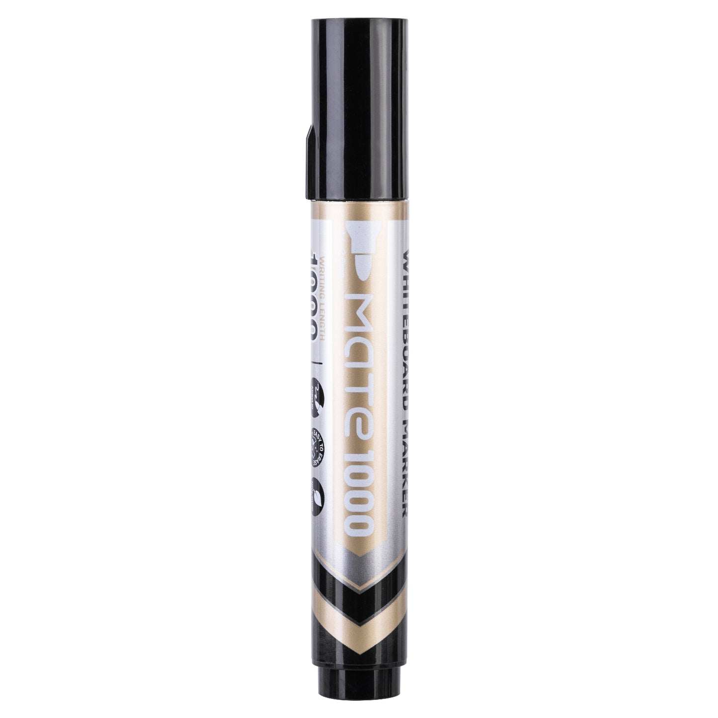 Deli WU008-BK Whiteboard Marker, Black