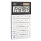 Deli W1589 Modern Compact Calculator 12-Digit, White