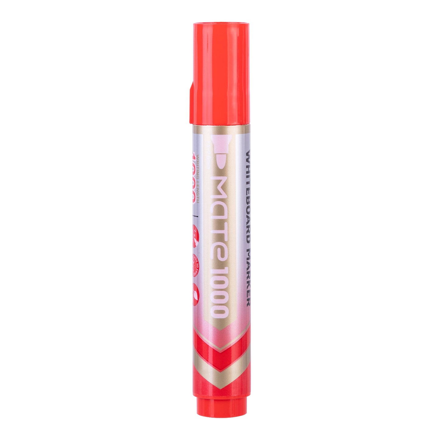 Deli WU008-RE Whiteboard Marker, Red