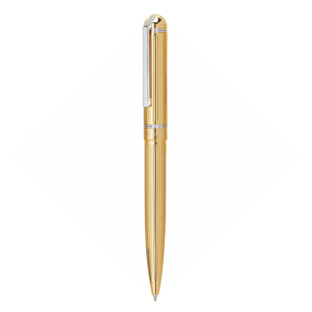 Pierre Cardin Crown Black & Gold Exclusive Ball Pen - Blue, Pack Of 1