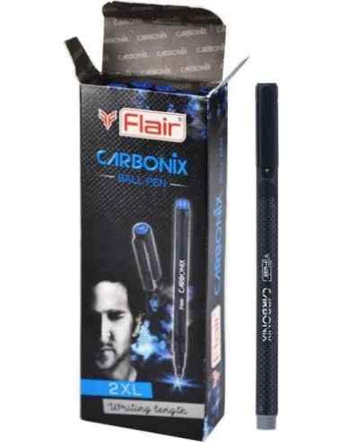 Flair 0.7 mm Carbonix Ball Pen 10 Pcs - Blue Ink