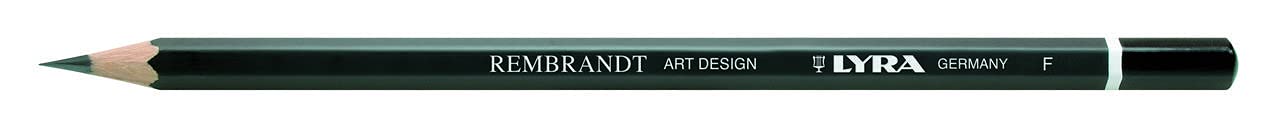 Lyra Rembrandt Art Design F Grade 12 Graphite Pencils, Black, Pack of 1