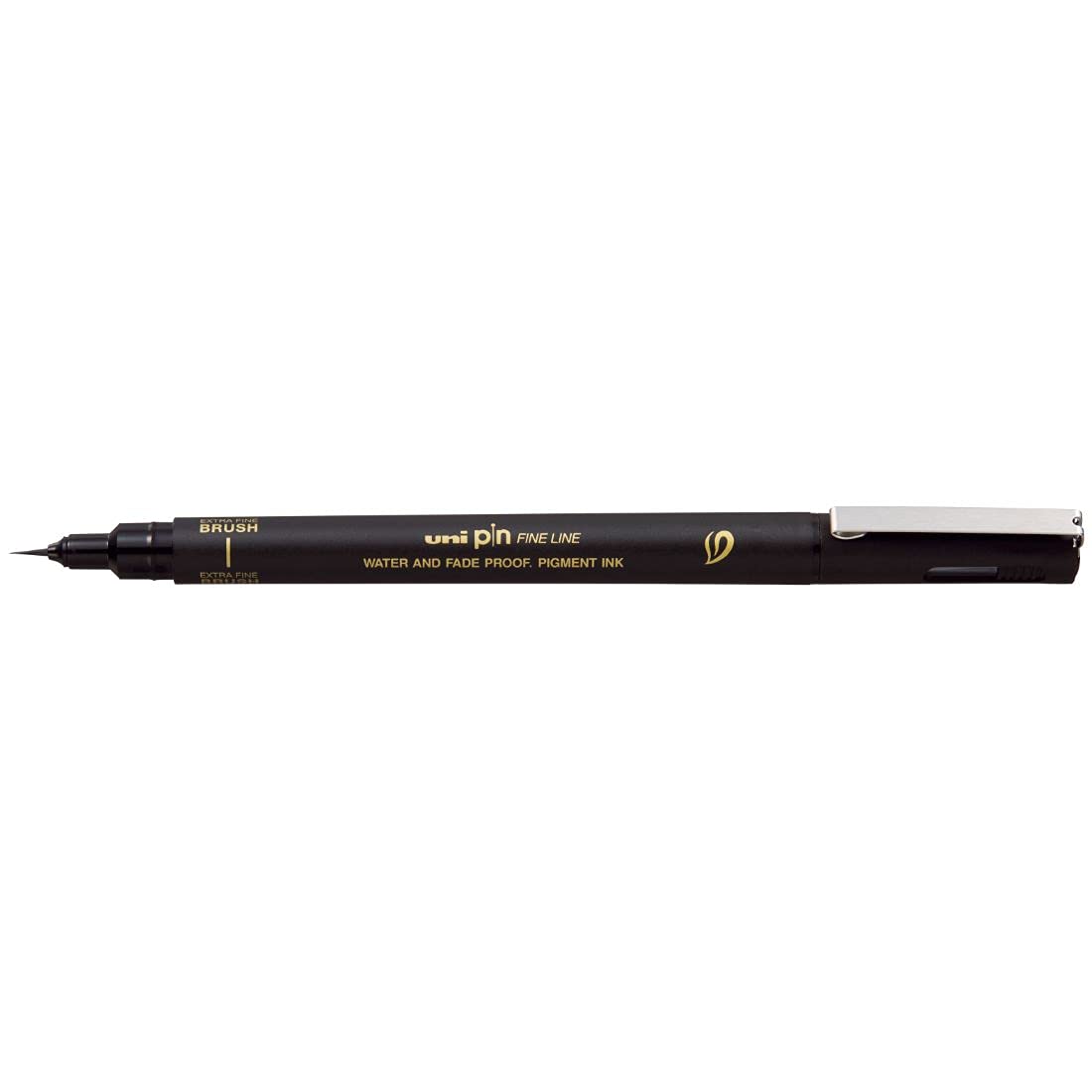 uni-ball PIN BR-500EF Fine Line Brush, Black Ink, Pack of 1