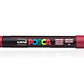 uni-ball Posca 3M 0.9-1.3 mm Bullet Shaped Marker Pen, Deep Red Ink, Pack of 1