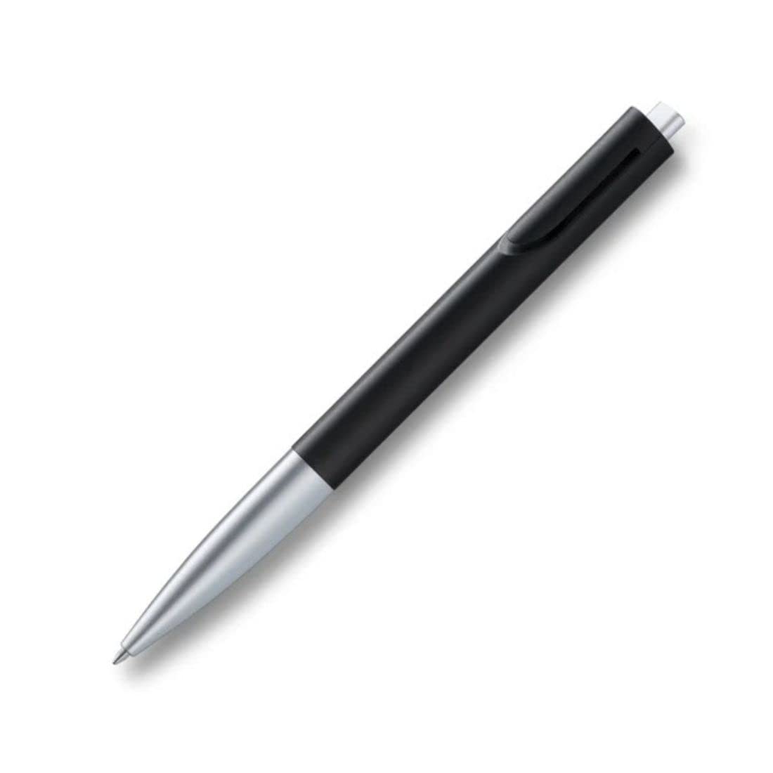 LAMY 4001005 NOTO Black Silver Body Medium Tip Black Ink Ball Pen