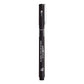 uni-ball PIN-200 CS1,CS2,CS3 & Brush Pen, Black Ink, Pack of 4