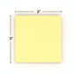 NUOVI Sticky Notes (Set of 3, Yellow)
